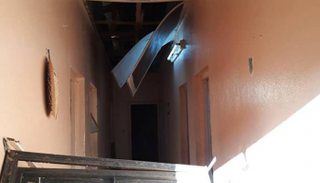 آثار القصف التركي على ترهونة