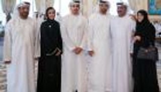 محمد بن زايد يستقبل الإماراتي الحاصل على "الأبيتور" الألمانية