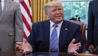 الرئيس الأمريكي دونالد ترامب