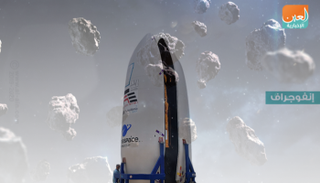 إنفوجراف يستعرض أهم المعلومات عن القمر الصناعي 