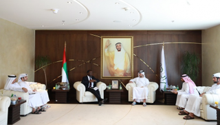 إبراهيم الزعابي يستقبل سفير موزمبيق لدى الإمارات 