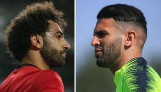 رياض محرز ومحمد صلاح