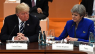 ترامب وماي يبحثان عدم امتلاك إيران سلاحا نوويا