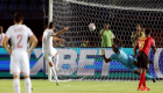 منتخب تونس يتدرب على ركلات الترجيح استعدادا لغانا