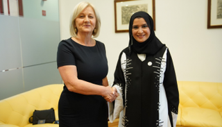 الدكتورة أمل القبيسي ورئيسة برلمان البوسنة والهرسك