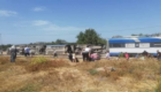 12 مصابا في انقلاب عربة قطار بتونس