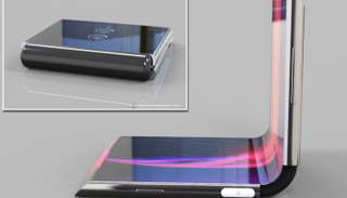 تصميم تقريبي لهاتف سوني القابل للطي