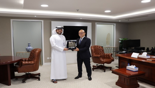 جانب من اجتماع سوق أبوظبي للأوراق المالية مع مورجان ستانلي