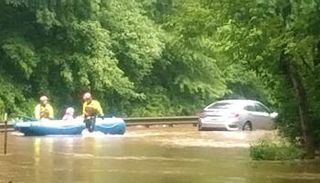 أمطار غزيرة تغرق العاصمة الأمريكية