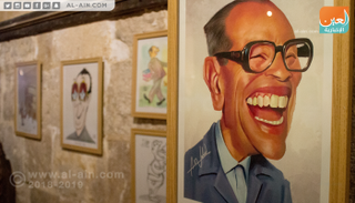 بورتريهات نجيب محفوظ تفتتح الملتقى الدولي الـ6 لفن الكاريكاتير