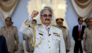 المشير خليفة حفتر  القائد العام للجيش الليبي