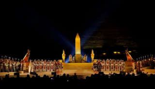 من عرض أوبرا عايدة بمعبد حتشبسوت - أرشيفية