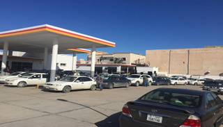 محطة وقود في ليبيا - أرشيفية 