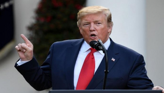 الرئيس الأمريكي دونالد ترامب