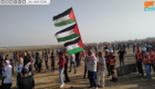 إصابة 55 فلسطينيا في الجمعة الـ66 لمسيرة العودة