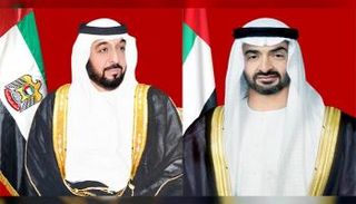 الشيخ خليفة بن زايد آل نهيان والشيخ محمد بن زايد آل نهيان