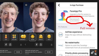 Faceapp تطبيق صورتك وأنت كبير
