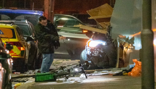 موقع حادث التصادم 