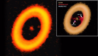الصورة التي التقطها مرصد "ALMA"