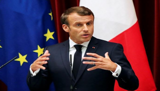 الرئيس الفرنسي إيمانويل ماكرون