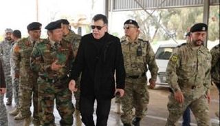 السراج وسط عناصر مليشياته في طرابلس - أرشيفية