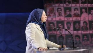 زعيمة المعارضة الإيرانية مريم رجوي