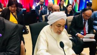 الشيخ عبدالله بن بيه رئيس منتدى تعزيز السلم في المجتمعات المسلمة