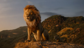 مشهد من فيلم "الأسد الملك 2019"