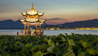 مشهد خلاب من مدينة هانزو الصينية