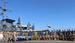 التدريب المشترك يستمر لعدة أيام في البحر الأحمر