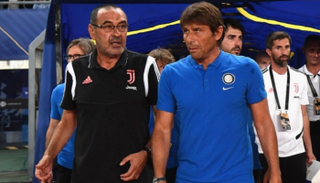 كونتي مع ساري مدرب يوفنتوس