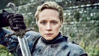 الممثلة جويندولين كريستي في دور بريان ذا تارث من مسلسل "صراع العروش"