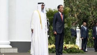 جانب من زيارة الشيخ محمد بن زايد آل نهيان لإندونيسيا