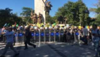 شرطة أردوغان تقمع مظاهرة للسوريين في إسطنبول