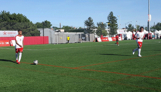 لقطة من مباراة أصحاب الهمم في نيوزيلندا