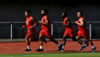 بالصور.. محمد صلاح يعود لتدريبات ليفربول