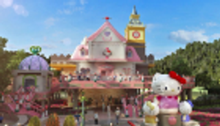 "هالو كيتي" تتجسد في حديقة صينية