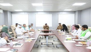 قائد قوات الدفاع المدني بالحج يرأس الاجتماع التنسيقي