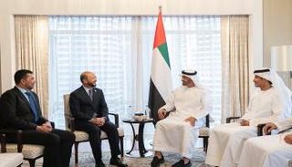 الشيخ محمد بن زايد وكبير وزراء ولاية قدح ونائب وزير الخارجية الماليزي