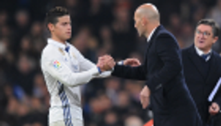 زيدان يرفض حسم مستقبل رودريجيز ويعد بريمونتادا في ريال مدريد