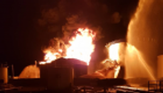 حريق بمصفاة نفط في أوهايو الأمريكية