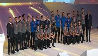 الرئيس السيسي يكرم منتخب شباب اليد المصري