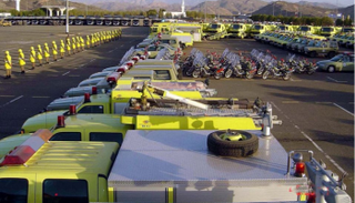 القوات والآليات المشاركة في موسم الحج جاهزة للتأمين - أرشيفية