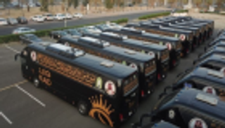 أسطول حافلات حديثة لنقل ضيوف خادم الحرمين الشريفين