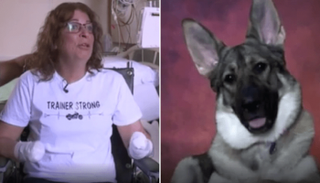 ماري ترينر وكلبها الأليف