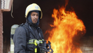 جانب من المحاكاة التي نفذتها قوات الدفاع المدني