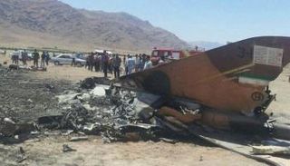 صورة متداولة للطائرة المحطمة