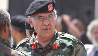 اللواء إدريس مادي قائد المنطقة العسكرية الغربية التابعة للجيش الليبي