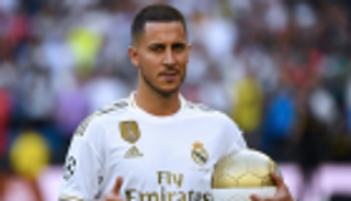 عرض أول مباراة رسمية لهازارد مع الريال على شاشة عملاقة في بلجيكا