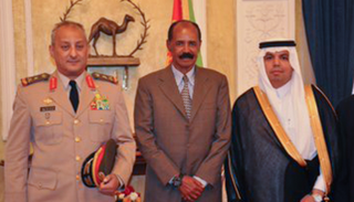 الرئيس أسياس أفورقي والأمير فهد بن تركي 